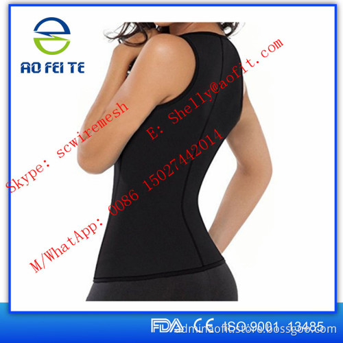 2016 new design high quality body warmer vest neoprene slimming vest body shaper slimming vest
